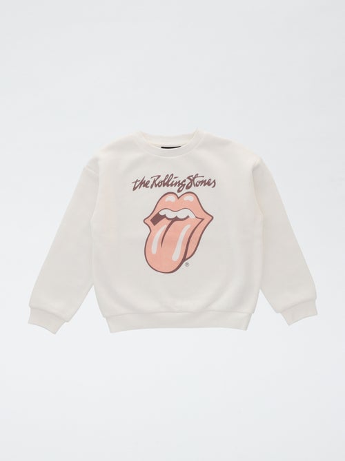 Sweat 'The Rolling Stones' col rond - Kiabi
