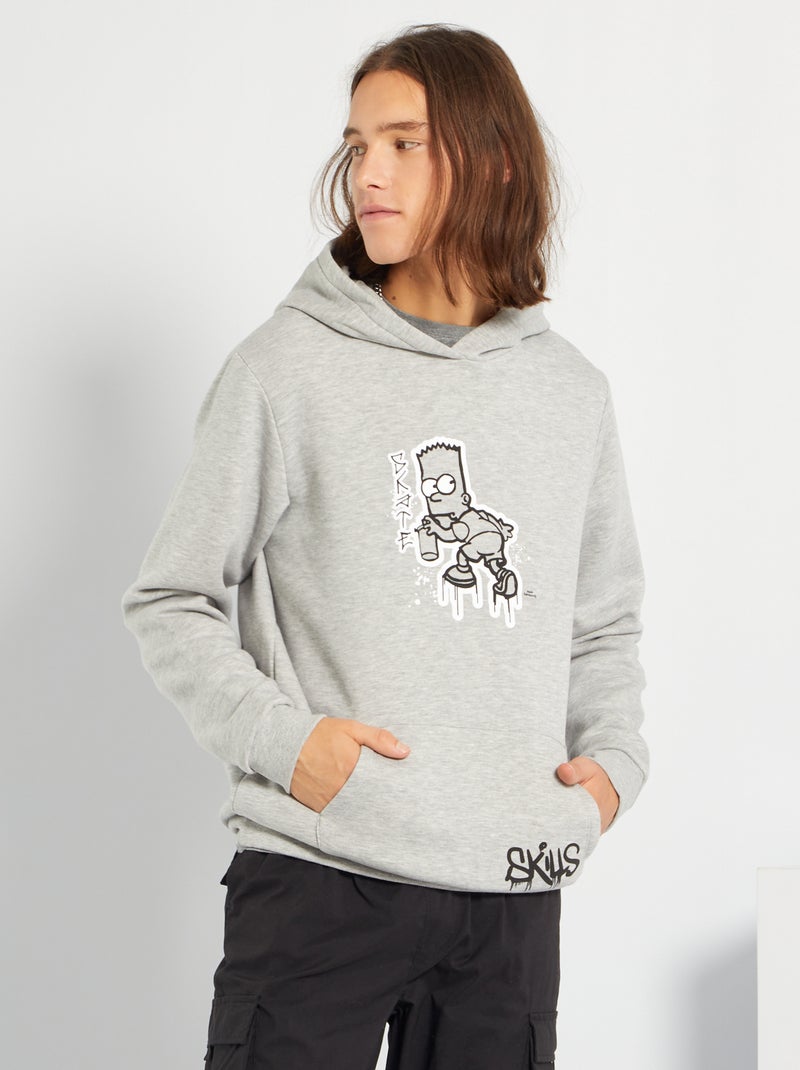 Sweat 'The Simpsons' gris - Kiabi