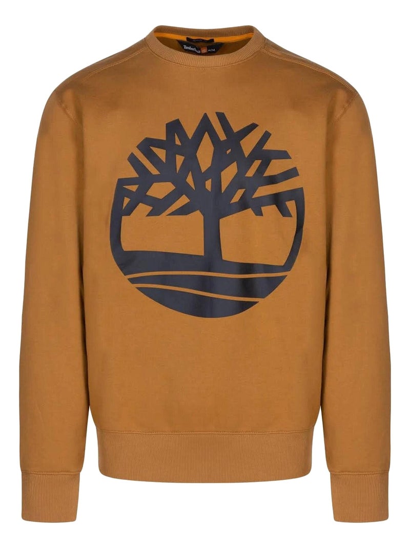 Sweat Timberland Core Logo Crew BB Jaune - Kiabi