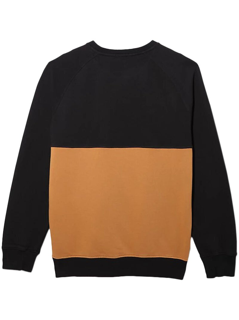 Sweat Timberland Cut&Sew Crew Marron - Kiabi