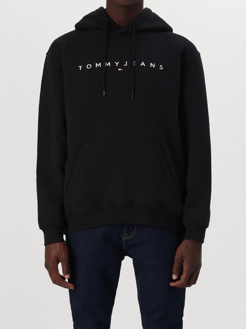Sweat Tommy jeans à capuche Noir - Kiabi