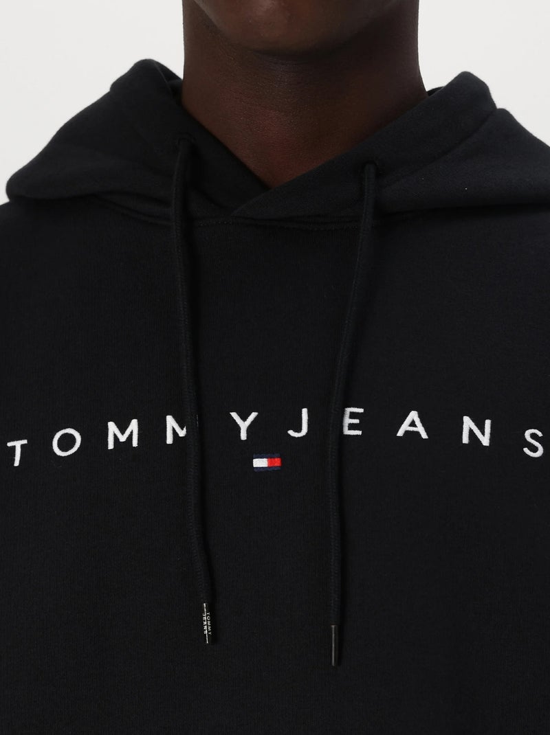 Sweat Tommy jeans à capuche Noir - Kiabi