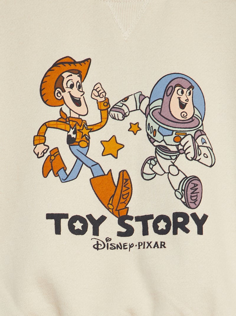 Sweat 'Toy Story' 'Disney' en molleton gratté Jaune - Kiabi