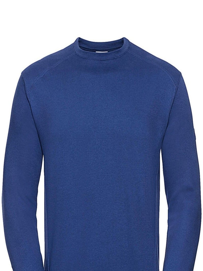 Sweat travail - russell collection Bleu roi - Kiabi