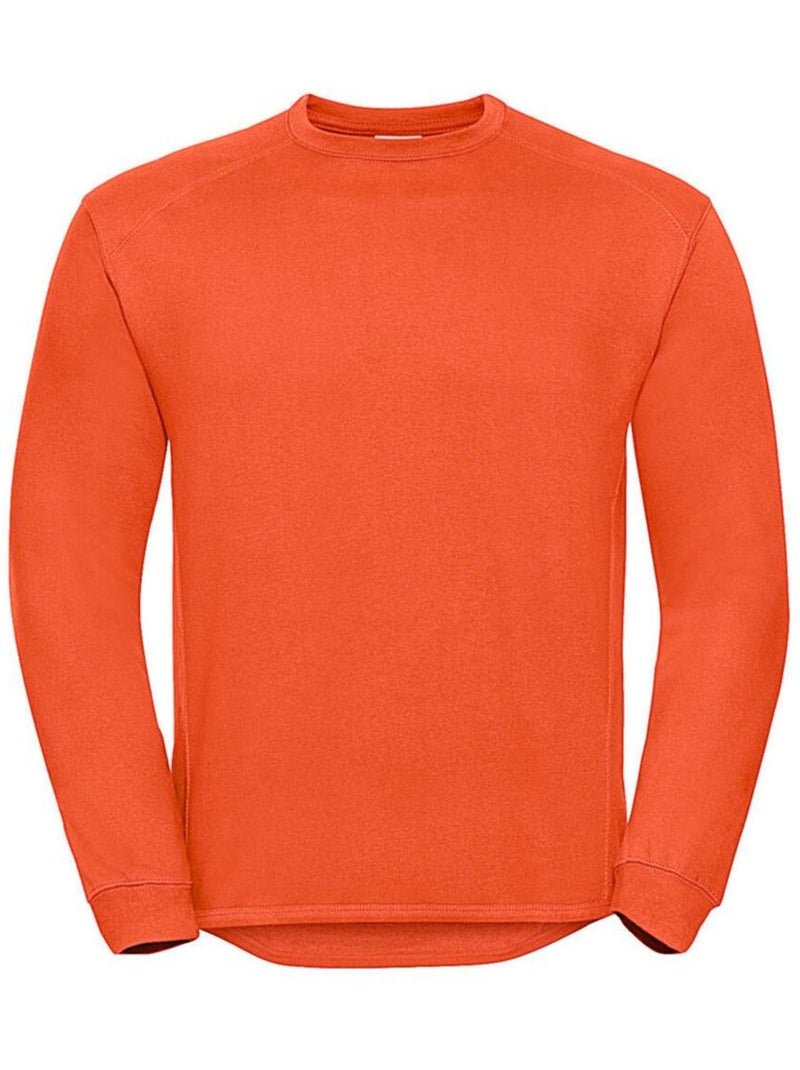 Sweat travail - russell collection Orange - Kiabi