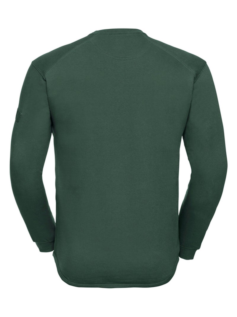 Sweat travail - russell Vert bouteille - Kiabi
