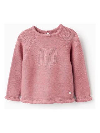 Sweat tricoté, en forme de fleur NOVEAUX NATURE
