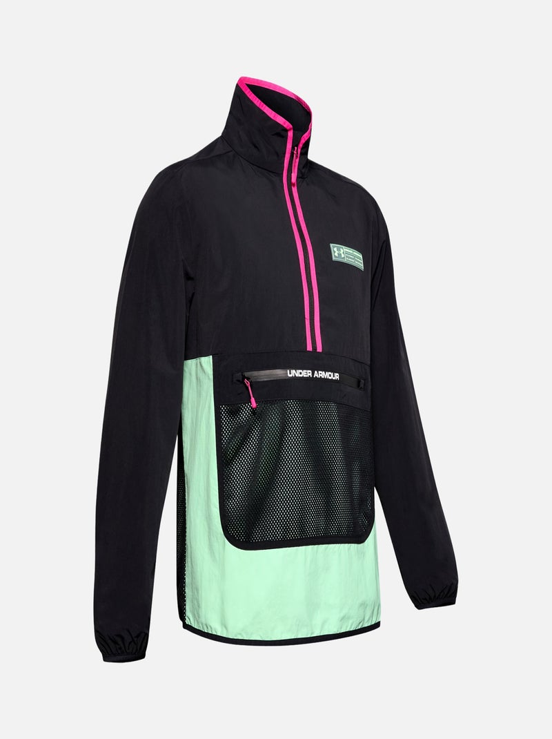Sweat 'Under Armour' 'UNDER ARMOUR STM 2.1 Ripstop Anorak-BLK ' Noir - Kiabi