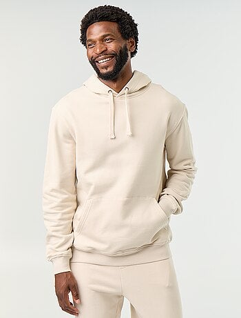 Sweat uni à capuche