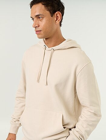 Sweat uni à capuche