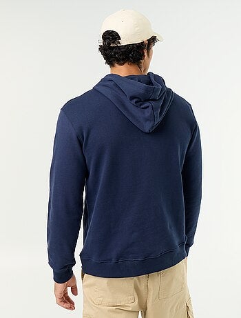 Sweat uni à capuche