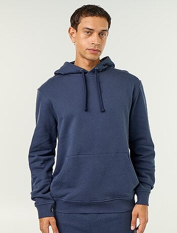 Sweat uni à capuche