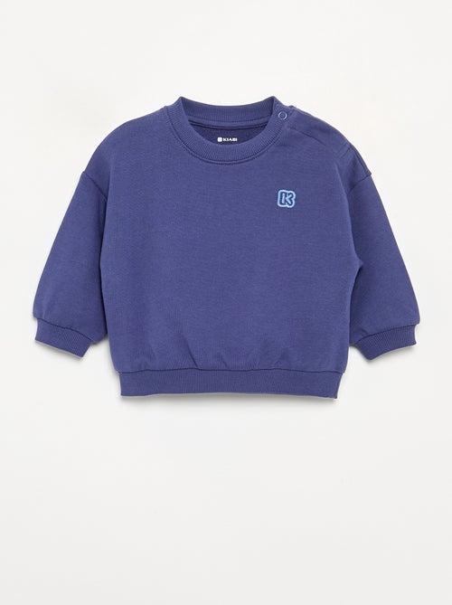 Sweat uni à manches longues en molleton non gratté enfant - Kiabi - Kiabi Sweat uni à manches longues en molleton non gratté enfant - Kiabi - Kiabi