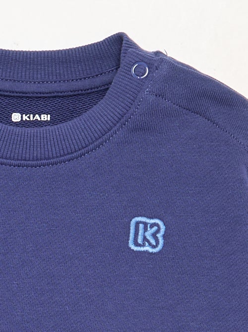 Sweat uni à manches longues en molleton non gratté enfant - Kiabi - Kiabi Sweat uni à manches longues en molleton non gratté enfant - Kiabi - Kiabi