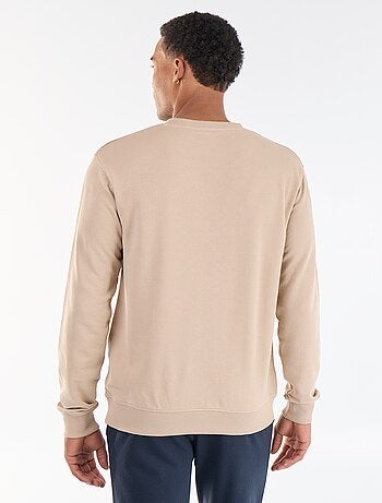 Sweat uni en French Terry