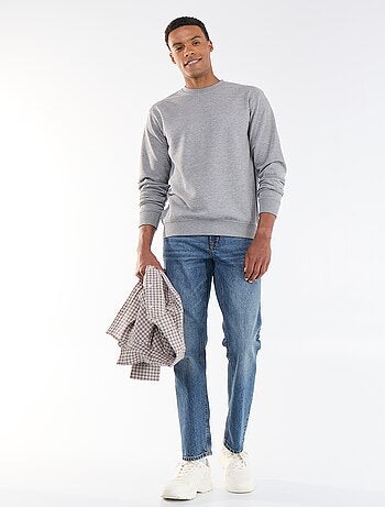 Sweat uni en French Terry