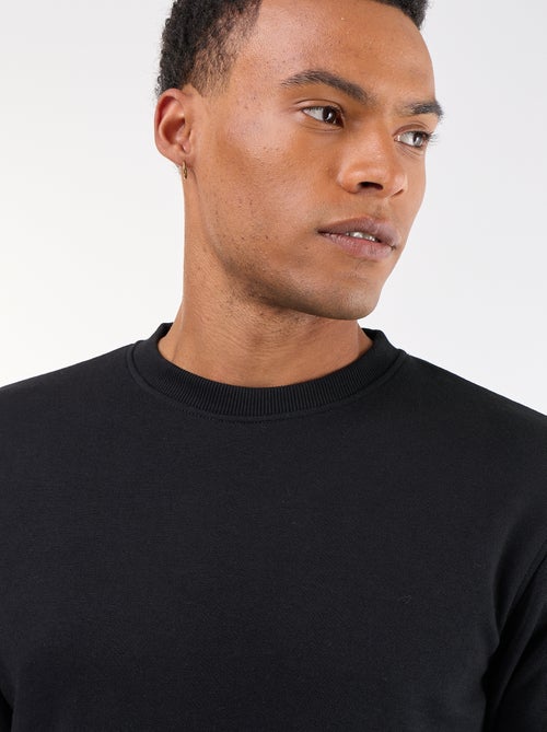 Sweat uni en French Terry - Kiabi