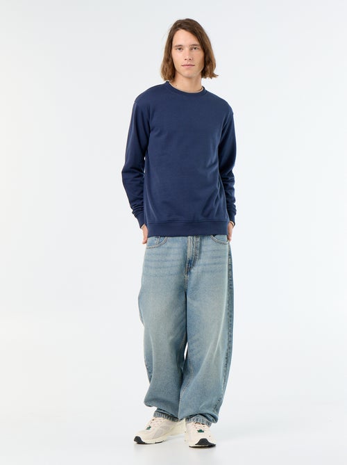Sweat uni en French Terry - Kiabi