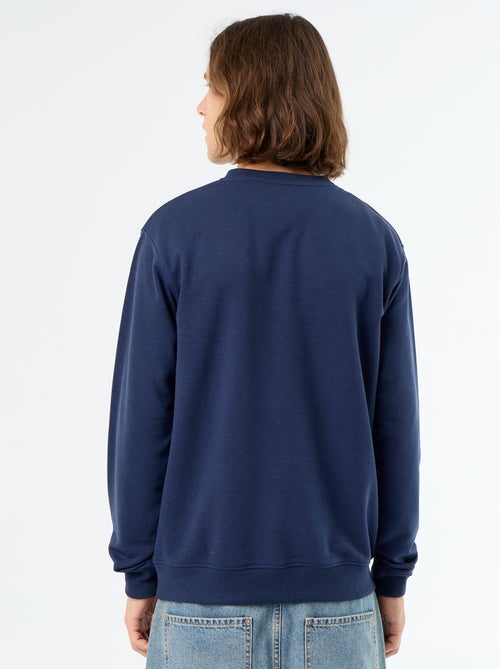 Sweat uni en French Terry - Kiabi