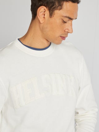 Sweat uni en molleton 'Berlin'