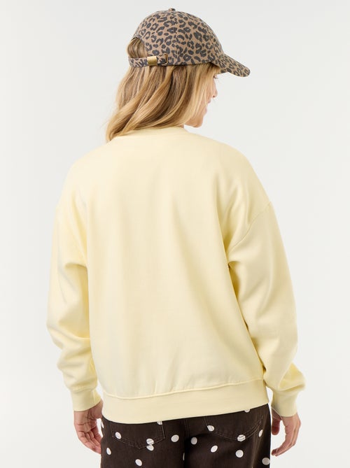 Sweat uni en molleton chaud - Kiabi Sweat uni en molleton chaud - Kiabi
