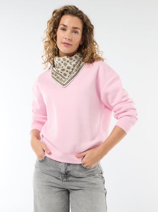 Sweat uni en molleton chaud