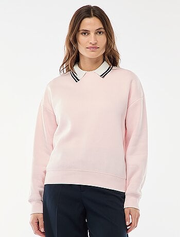 Sweat uni en molleton chaud