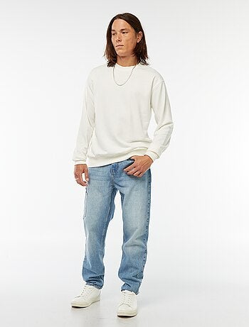 Sweat uni en molleton léger