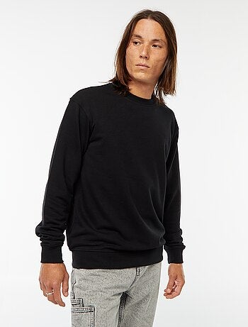 Sweat uni en molleton léger
