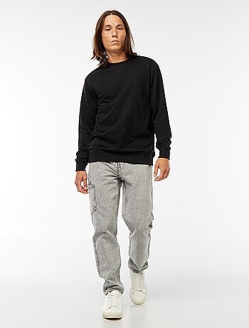 Sweat uni en molleton léger