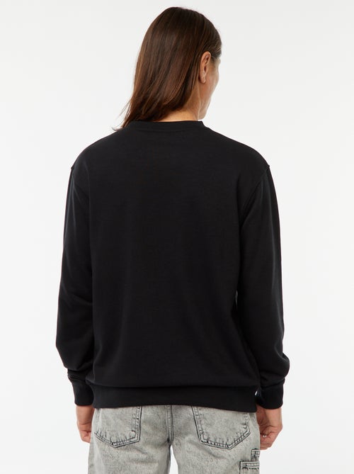 Sweat uni en molleton léger - Kiabi