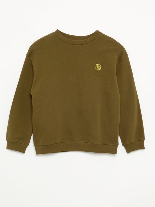 Sweat uni en molleton non gratté enfant - Kiabi - Kiabi Sweat uni en molleton non gratté enfant - Kiabi - Kiabi