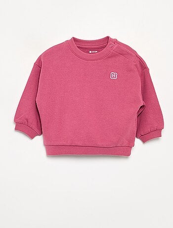 Sweat uni en molleton non gratté enfant - Kiabi