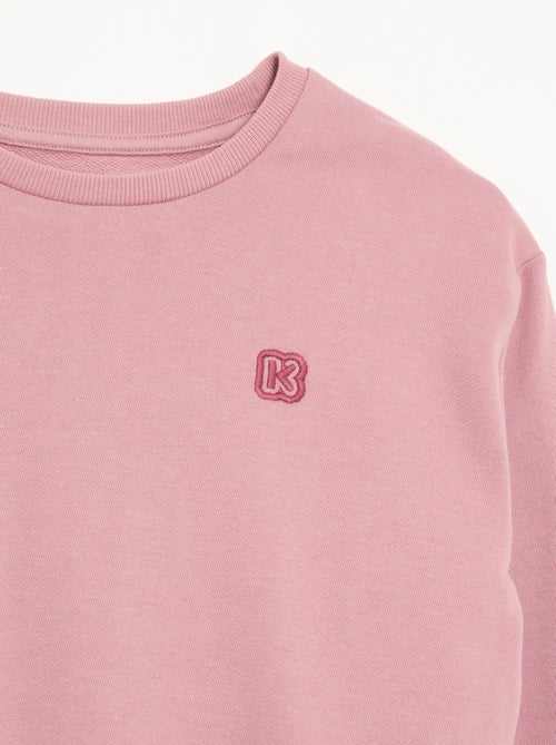Sweat uni en molleton non gratté fille - Kiabi - Kiabi Sweat uni en molleton non gratté fille - Kiabi - Kiabi