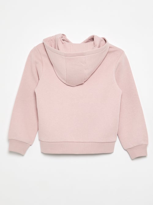 Sweat uni zippé à capuche - Kiabi Sweat uni zippé à capuche - Kiabi
