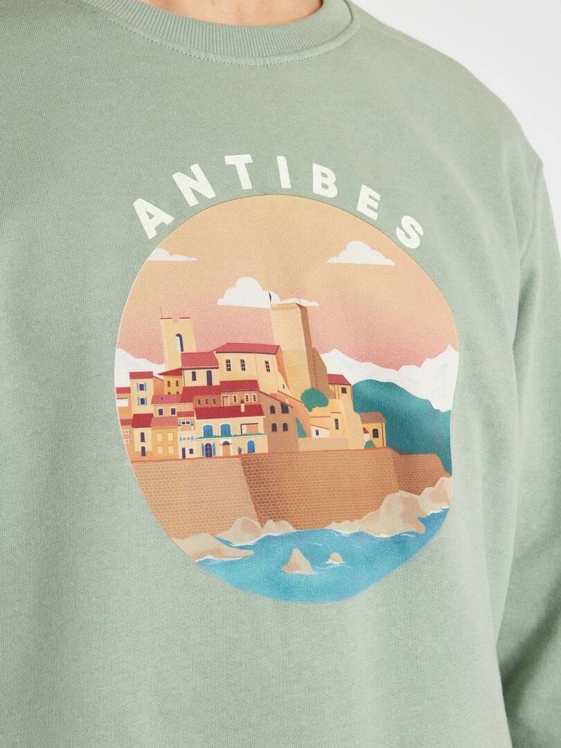 Sweat unisexe en molleton - Unisexe Vert - Kiabi