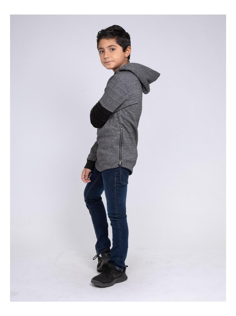 Sweat WERNO-J Gris - Kiabi