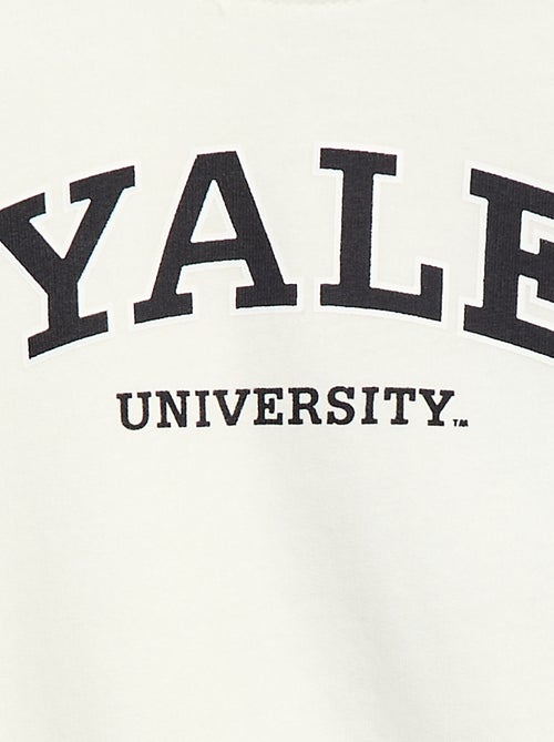 Sweat 'Yale' à col rond - Kiabi