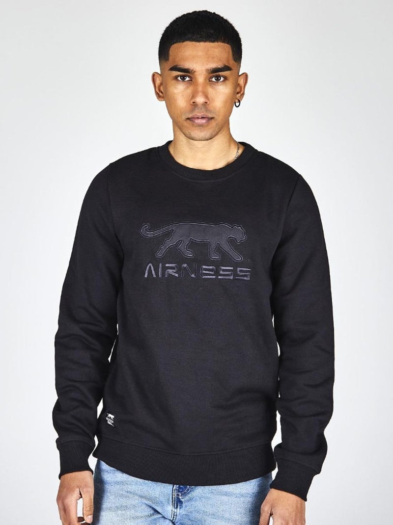 SWEAT ZEPHYR Airness Noir - Kiabi