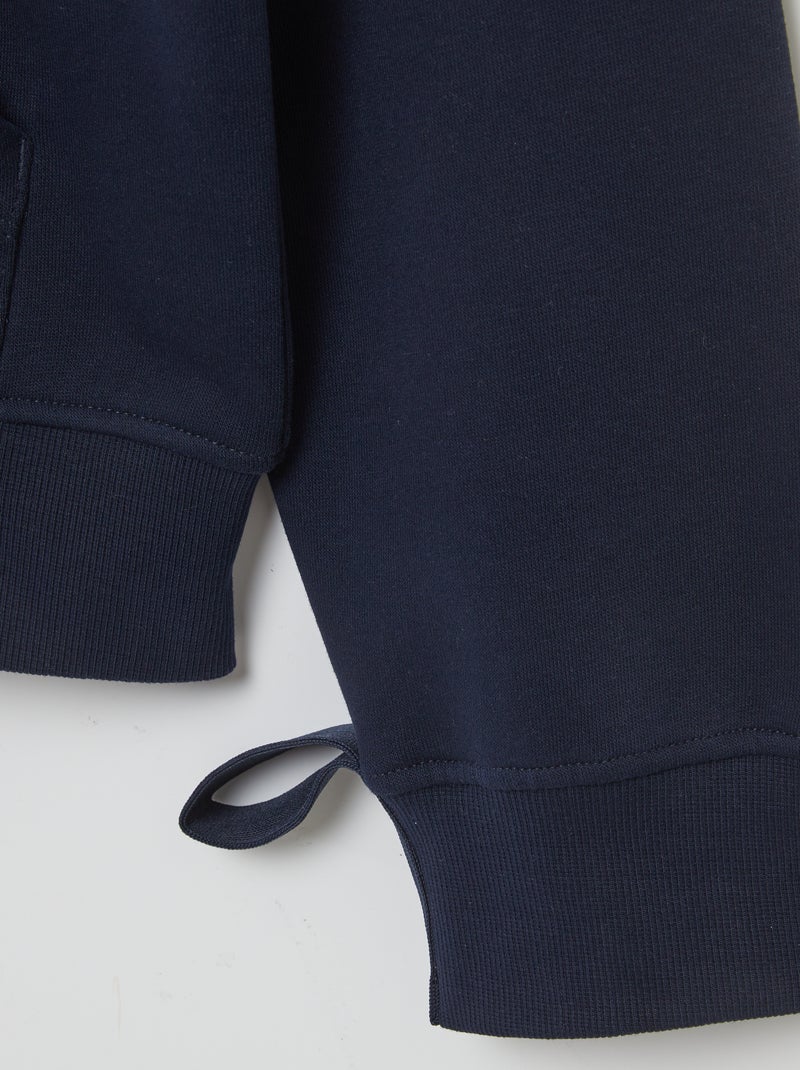 Sweat zippé - collection facile à enfiler Bleu - Kiabi