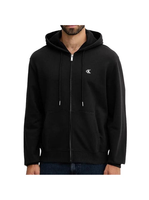 Sweat zippé à capuche - Calvin Klein - Kiabi