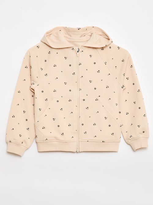 Sweat zippé à capuche - Collection facile à enfiler - Kiabi