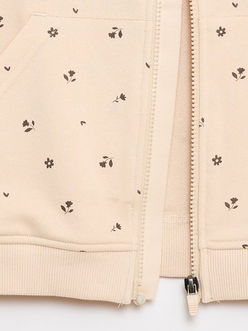 Sweat zippé à capuche - Collection facile à enfiler - Kiabi