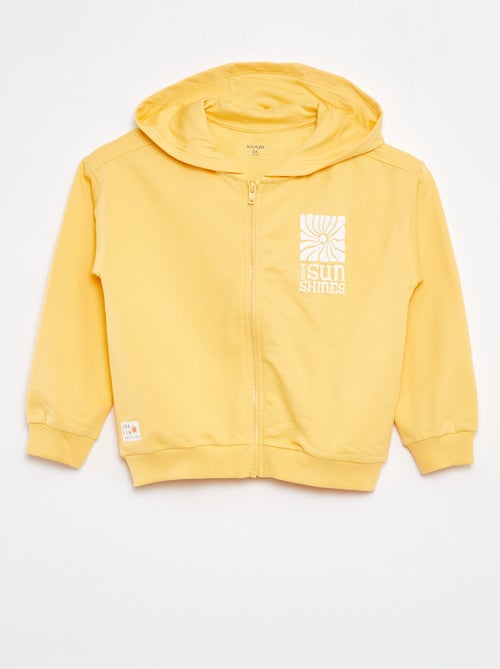 Sweat zippé à capuche - Grafik Edition - Kiabi