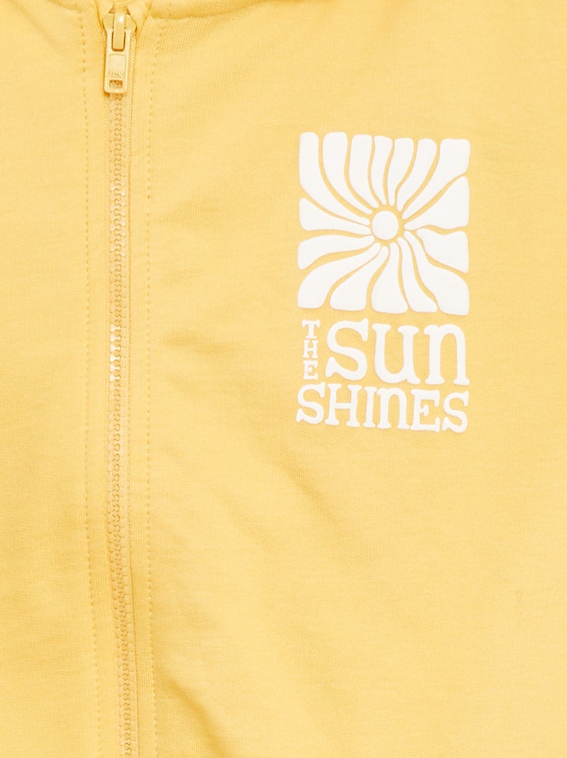 Sweat à capuche moitié noir et moitié jaune, pull fendu bicolore avec fermeture éclair sur le dessus pour homme, femme, sweat à capuche en coton grande taille avec poches - France Sweat à capuche moitié noir et moitié jaune, pull fendu bicolore avec fermeture éclair sur le dessus pour homme, femme, sweat à capuche en coton grande taille avec poches - France