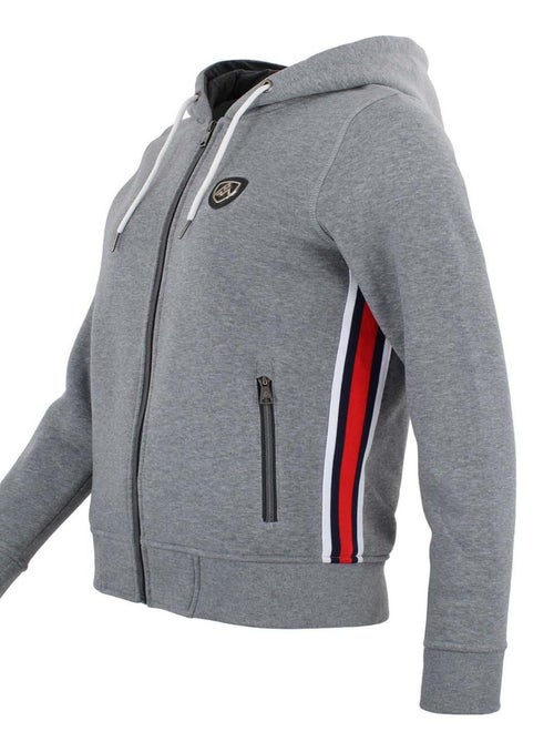 Sweat zippé à capuche   ACHARLES - PEAK MOUNTAIN - Kiabi