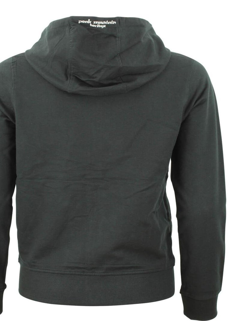 Sweat zippé à capuche   ACLARA - PEAK MOUNTAIN Noir Noir - Kiabi