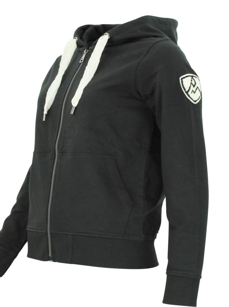 Sweat zippé à capuche   ACLARA - PEAK MOUNTAIN Noir Noir - Kiabi