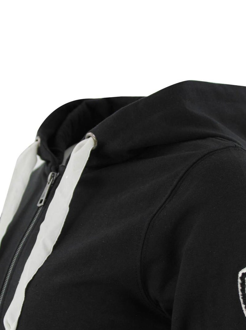Sweat zippé à capuche   ACLARA - PEAK MOUNTAIN Noir Noir - Kiabi