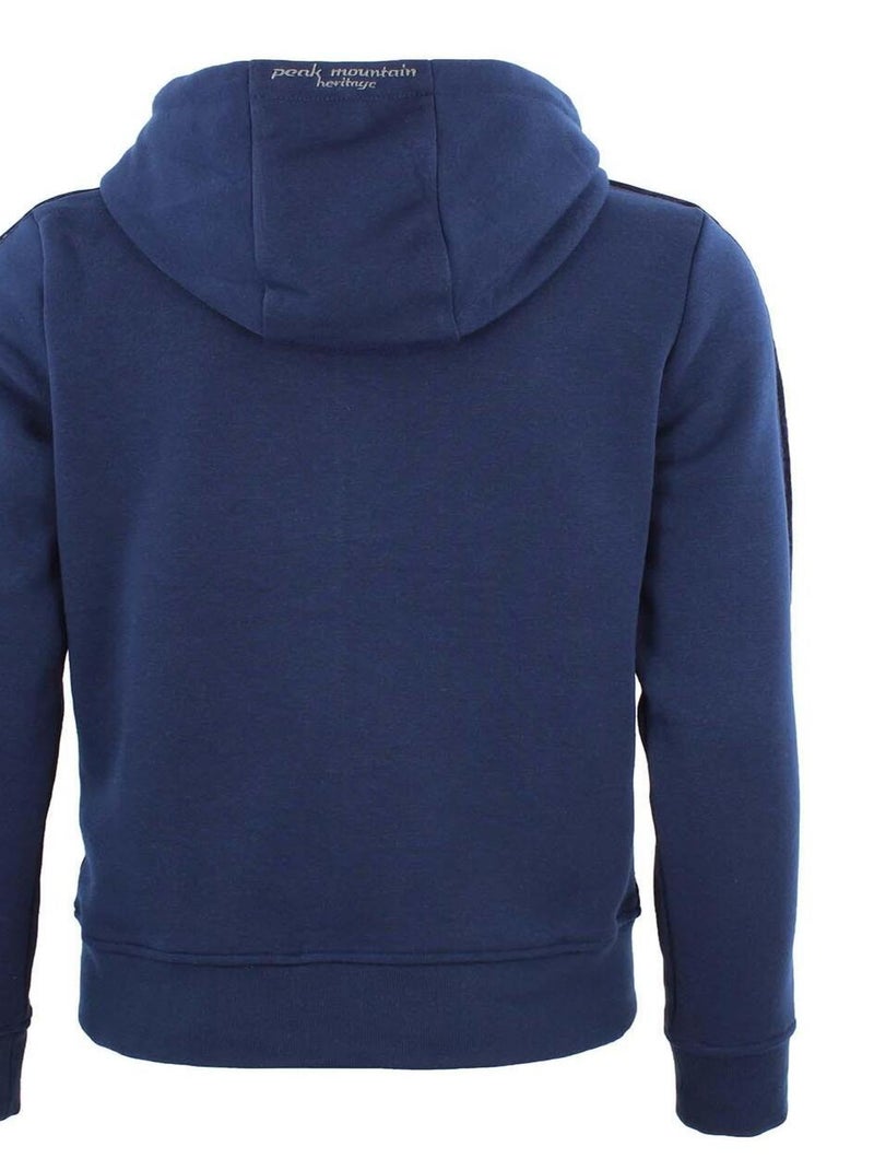 Sweat zippé à capuche   ALICE - PEAK MOUNTAIN Bleu marine - Kiabi